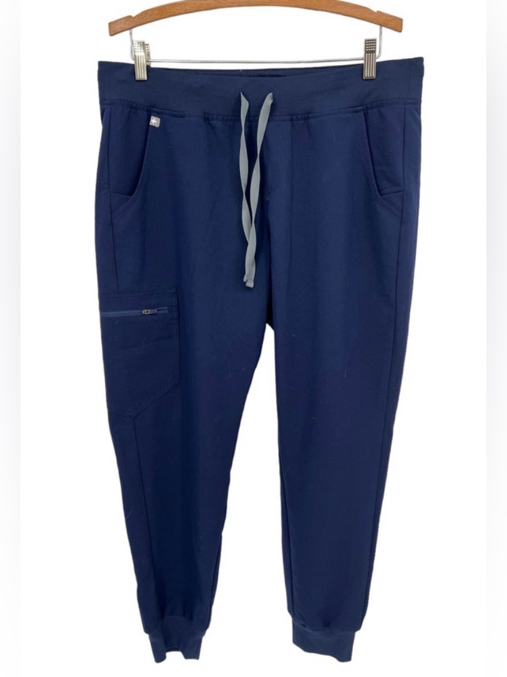 FIGS Technical Collection Navy Blue Jogger Style Scrub Pants size Large
